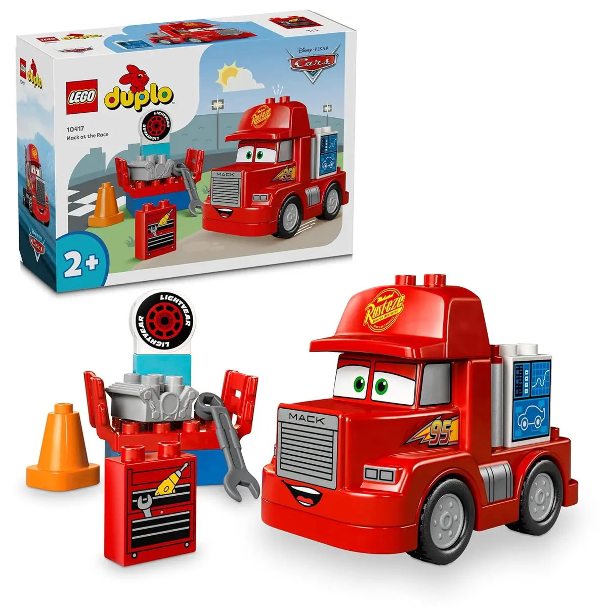 Lego Duplo Disney And Pixars Cars Mack At The Race Set Building Kit For Ages 2+ 1