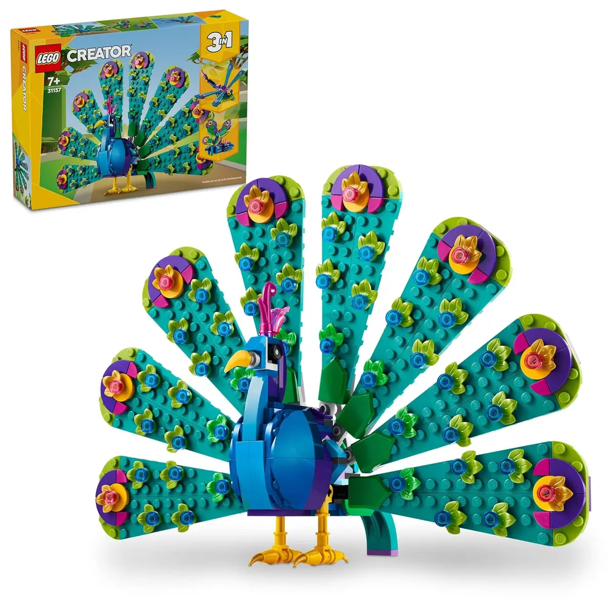 Lego Creator Exotic Peacock 3In1 Building Kit For Ages 7+ 1