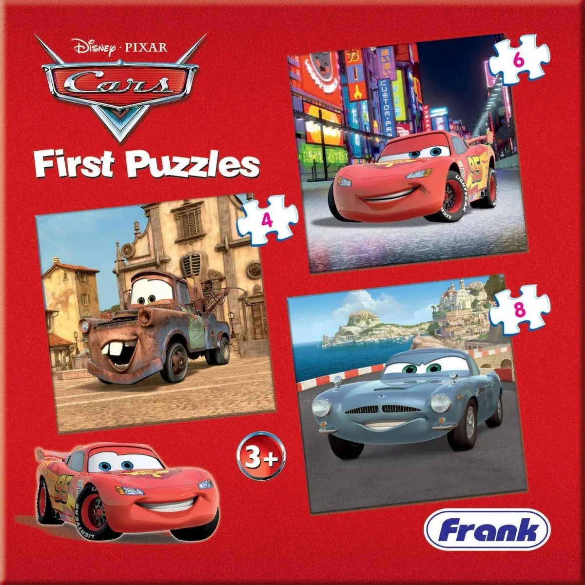 Frank Disney Pixar Cars 3 Puzzles In 1 - A Set Of 3 48 Pc Jigsaw Puzzles For 5 Year Old Kids And Above 1
