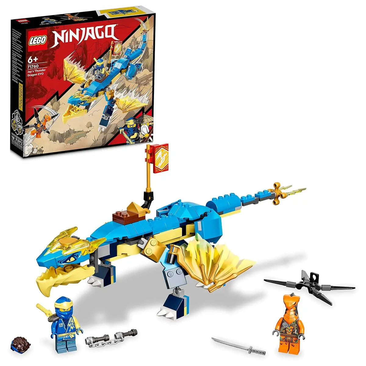 Lego Ninjago Jay’S Thunder Dragon Evo Building Kit For Ages 6+ 1