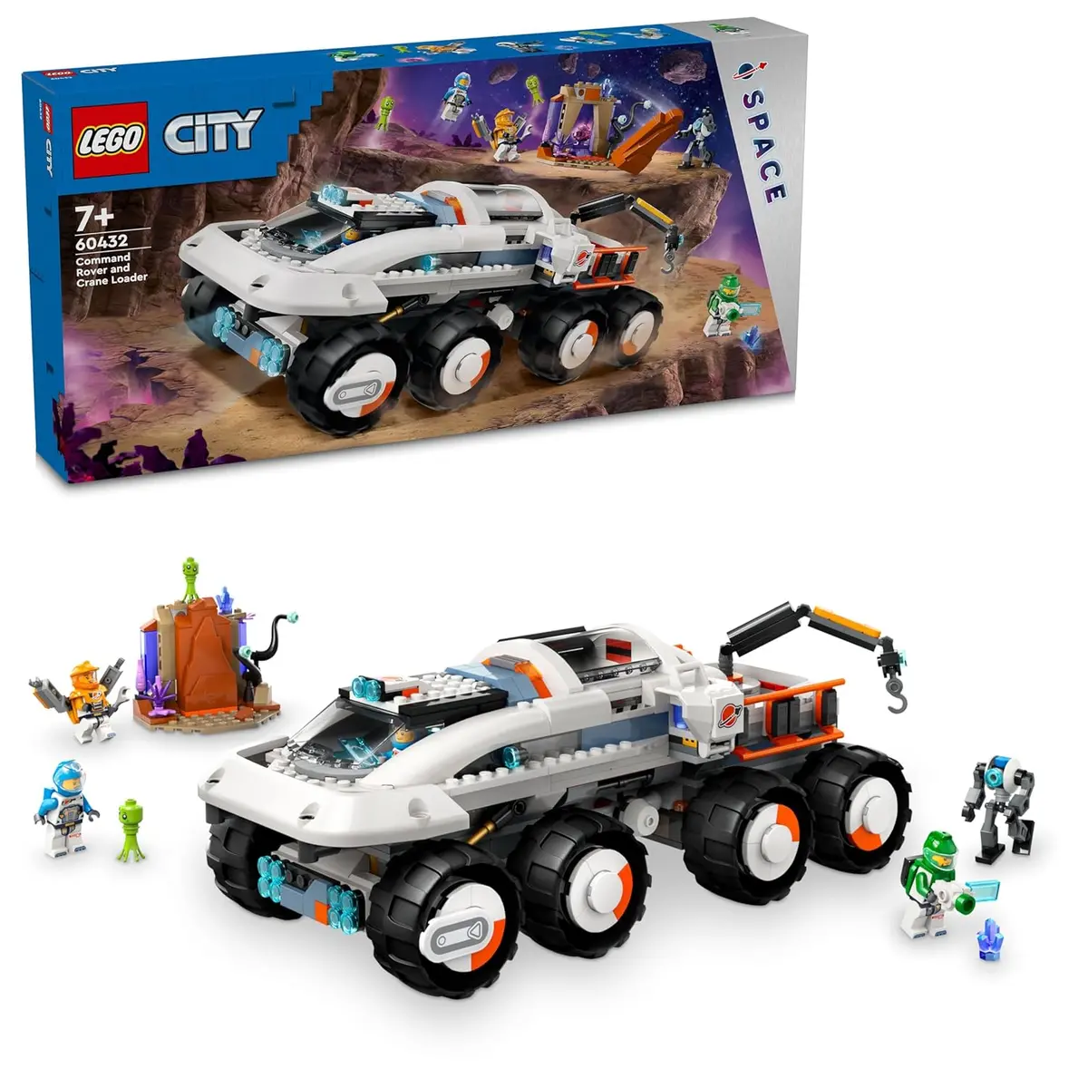 Lego City Command Rover And Crane Loader Building Kit For Ages 7+ 1