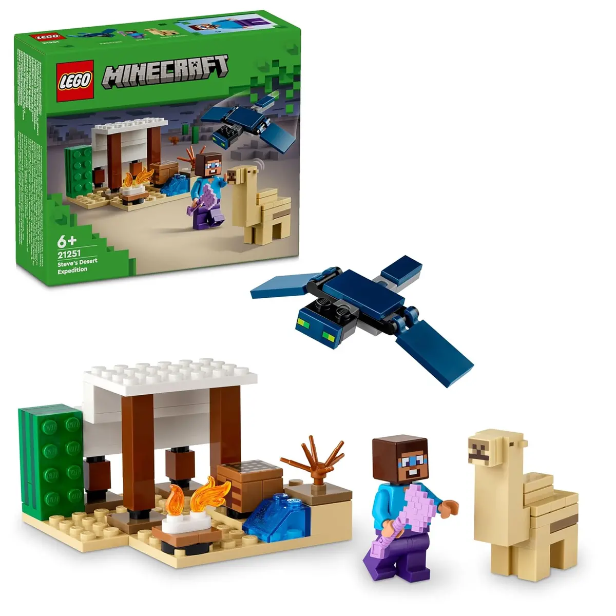 Lego Minecraft Steve's Desert Expedition Set Building Kit For Ages 6+ 1