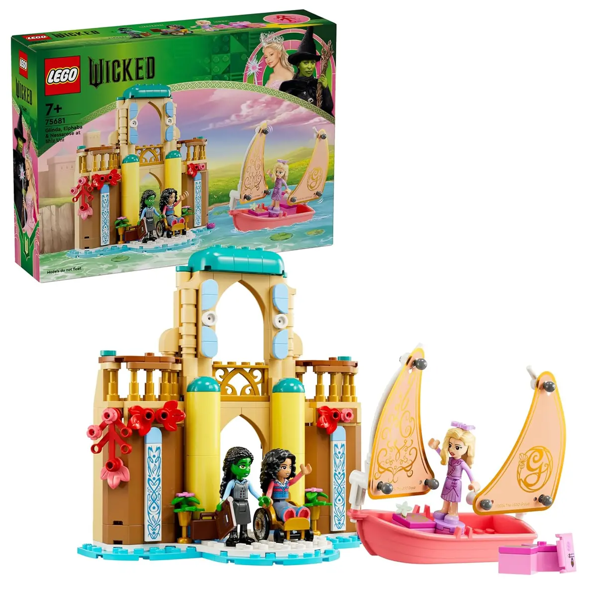 Lego Wicked Glinda, Elphaba & Nessarose At Shiz University Building Kit For Ages 7+ 1