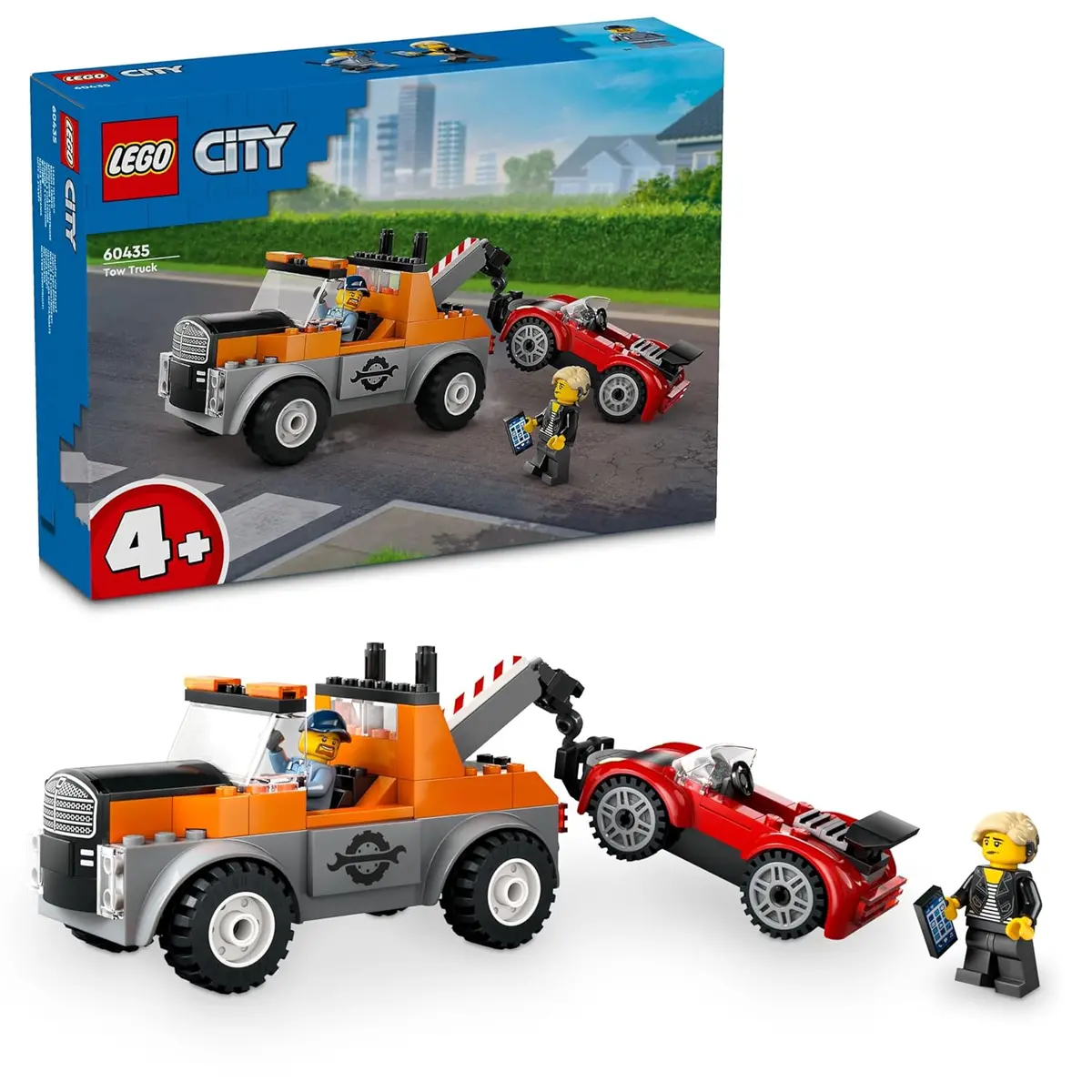 Lego City Tow Truck And Sports Car Repair Toy Playset Set Kit For Ages 4+ 1