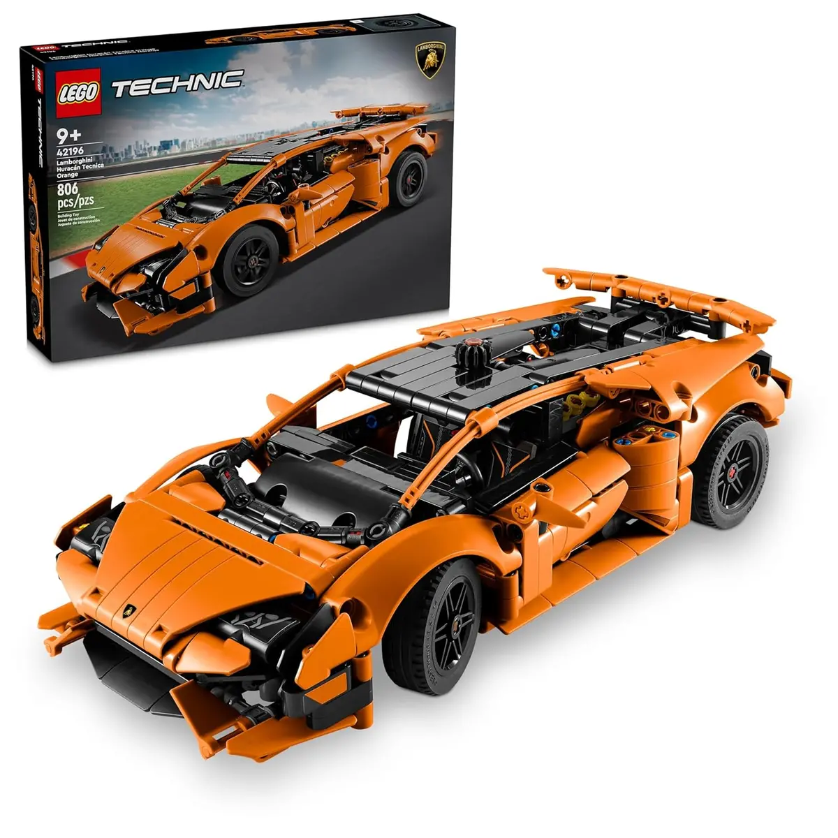 Lego Technic Lamborghini Huracán Tecnica Orange Building Kit For Ages 9+ 1