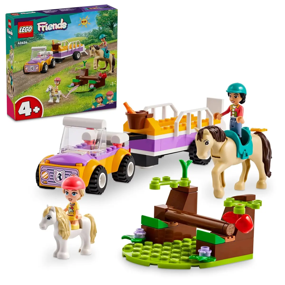 Lego Friends Horse And Pony Trailer Building Kit For Ages 4+ 1