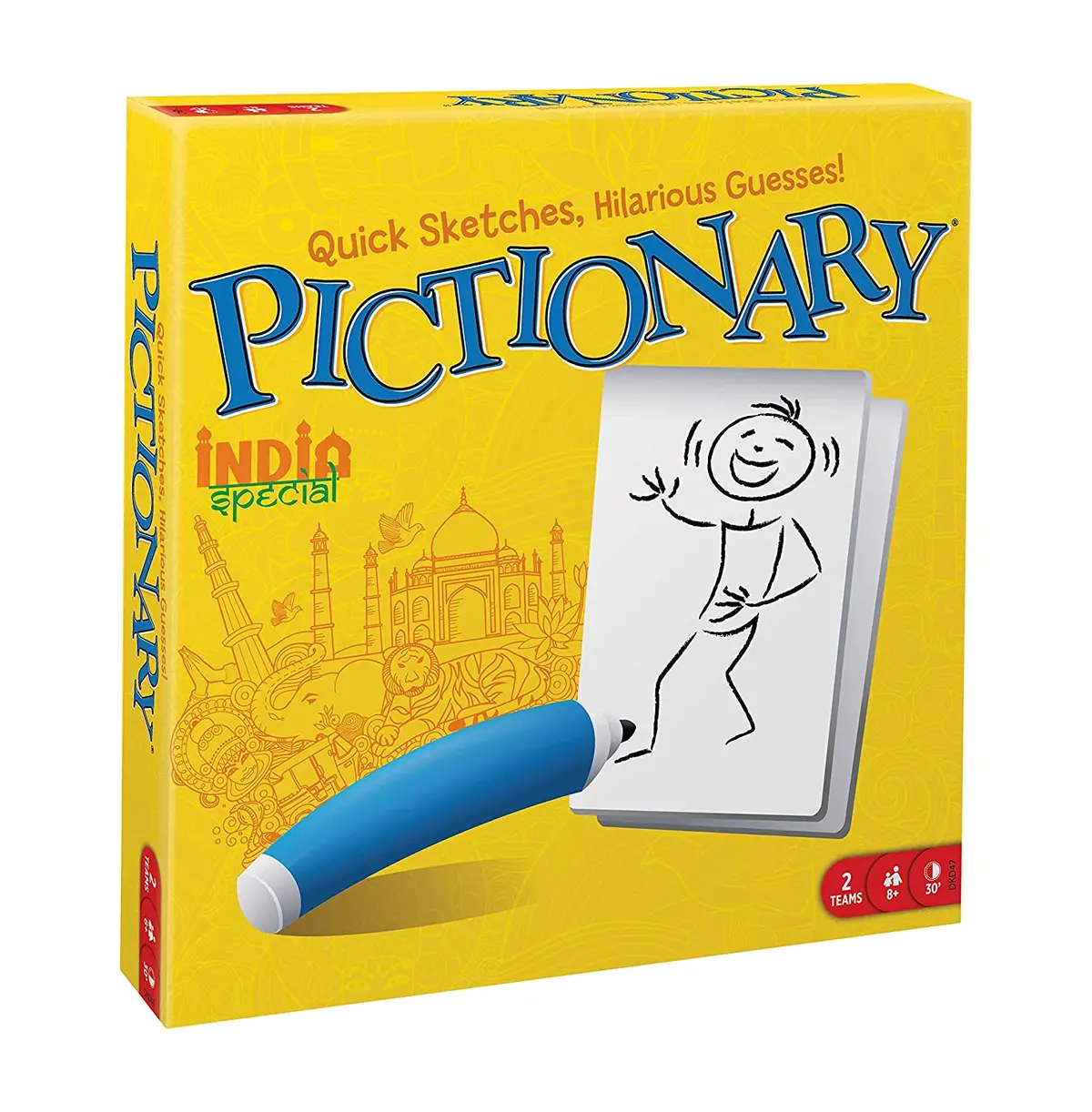 Mattel Games Pictionary India Special Board Game For Ages 8+ 1