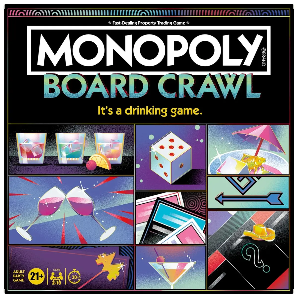 Monopoly Board Crawl Game | Official Monopoly Drinking Game For Adults Only For Ages 21+ 1