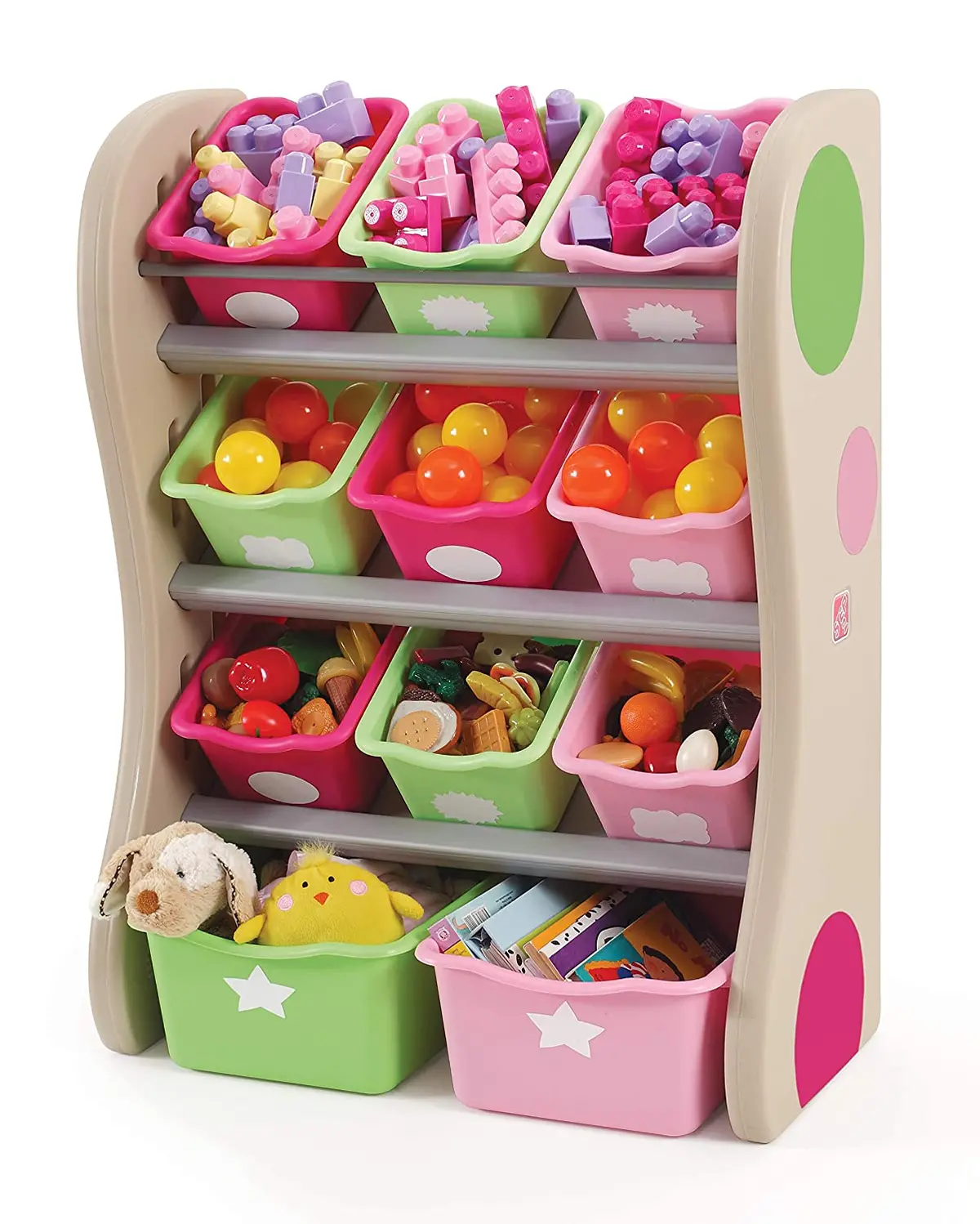 Step2 Fun Time Room Organiser, Pink - Play & School Furniture For Kids 2