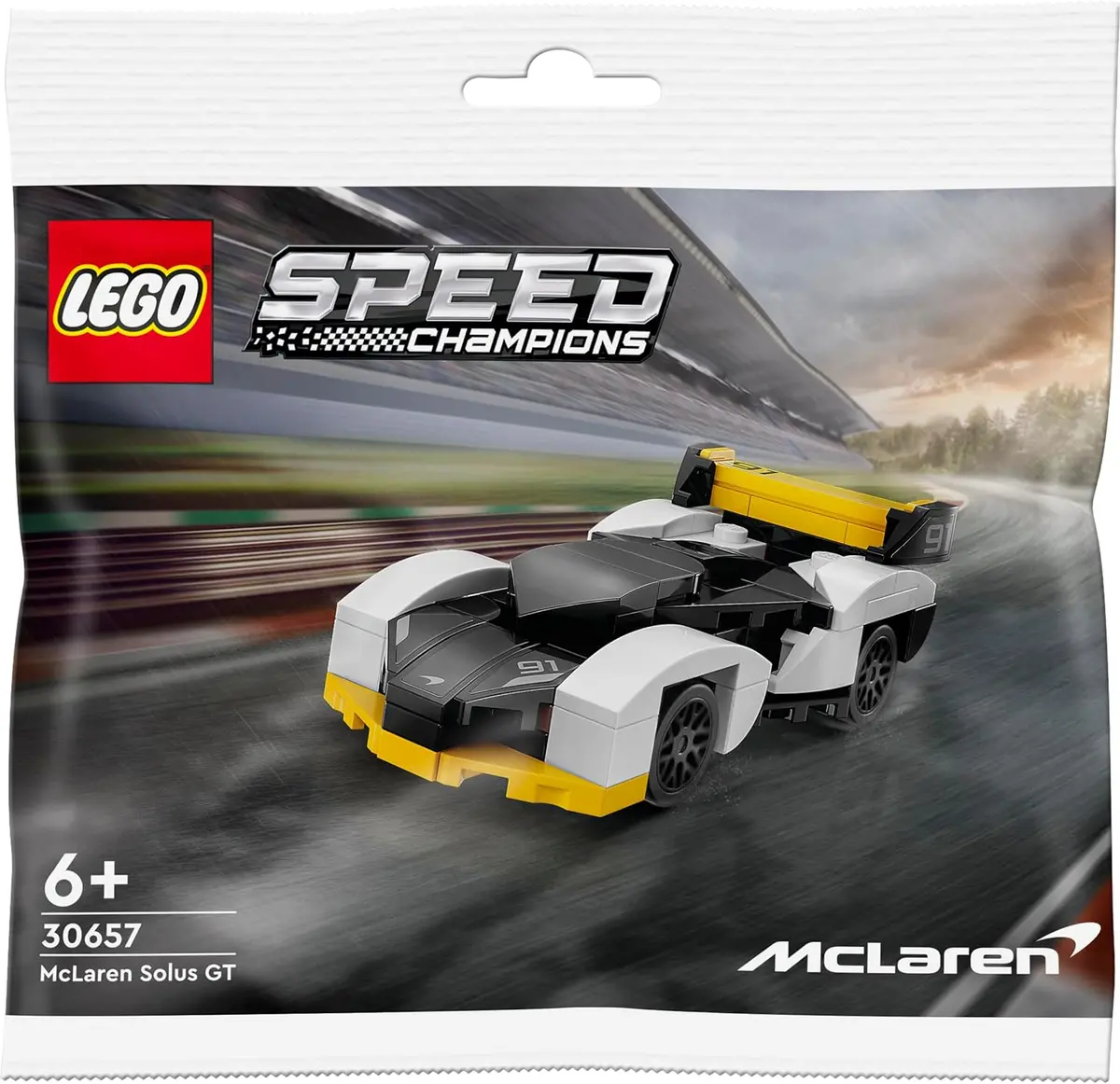 Lego Speed Champions Mclaren Solus Gt 30657 Building Kit For Ages 6+ 1