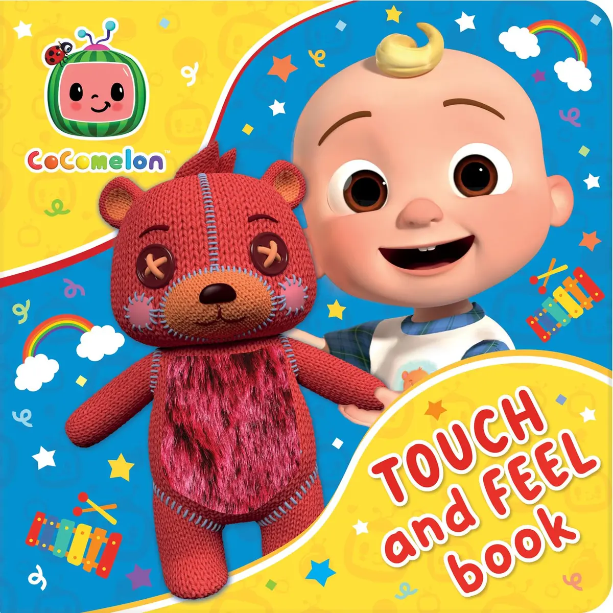 Cocomelon Touch And Feel Book Picture Book For Ages 18 Months Above 1