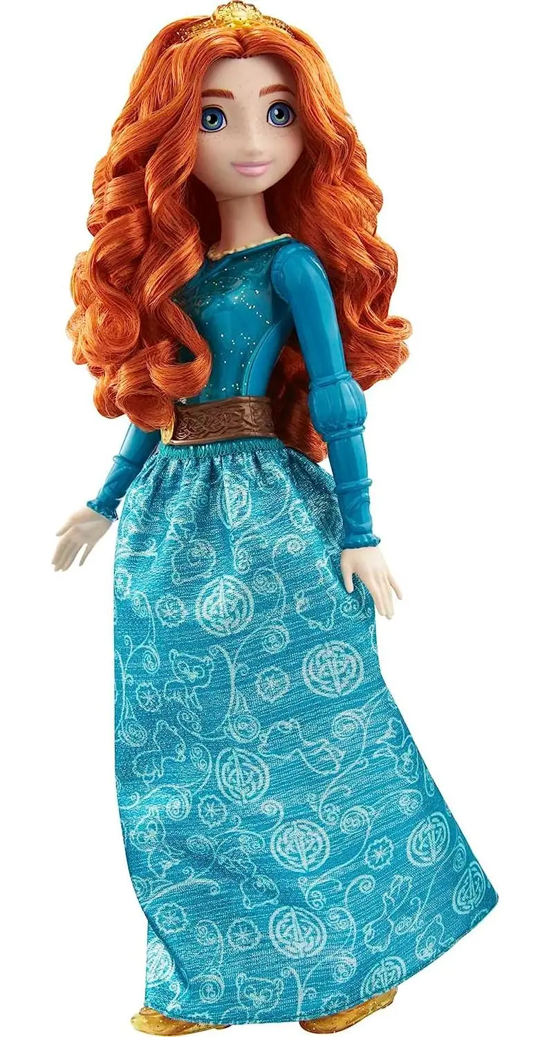 Disney Princess Merida Posable Fashion Doll With Sparkling Clothing And Accessories For Kids Ages 3+ 1