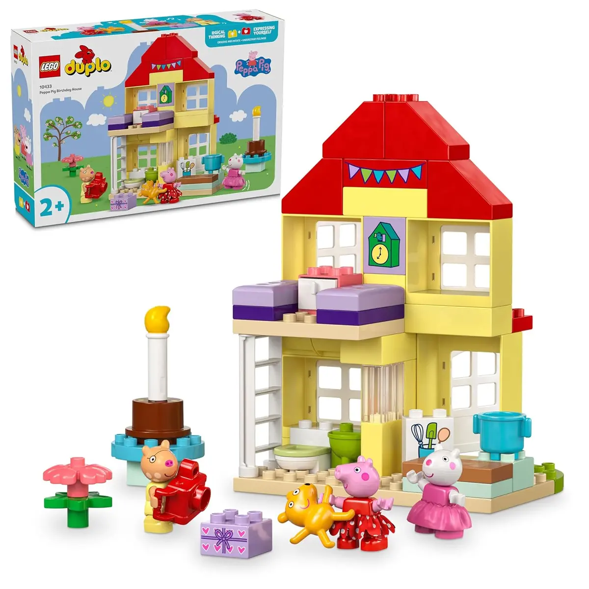 Lego Duplo Peppa Pig Birthday House Playset Kit For Ages 2+ 1