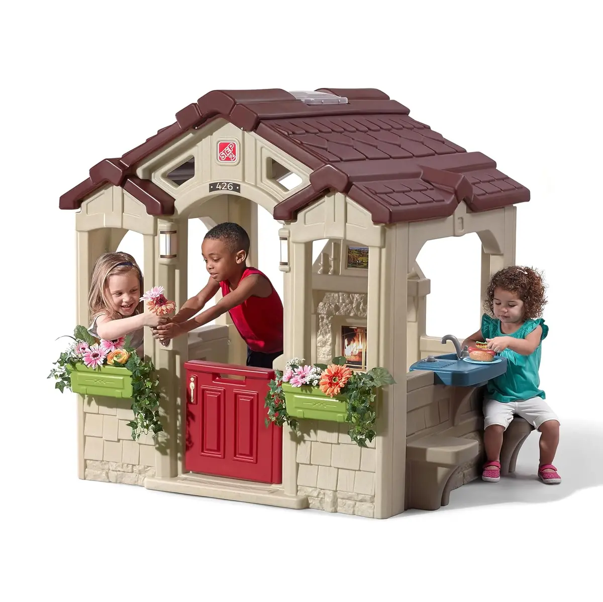 Step2 Charming Cottage Playhouse For Kids Ages 3 Years+ 1