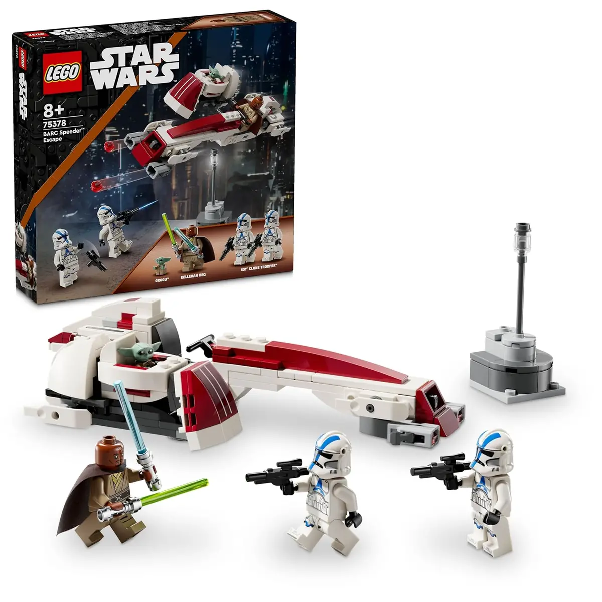 Lego Star Wars Barc Speeder Escape Building Kit For Ages 8+ 1