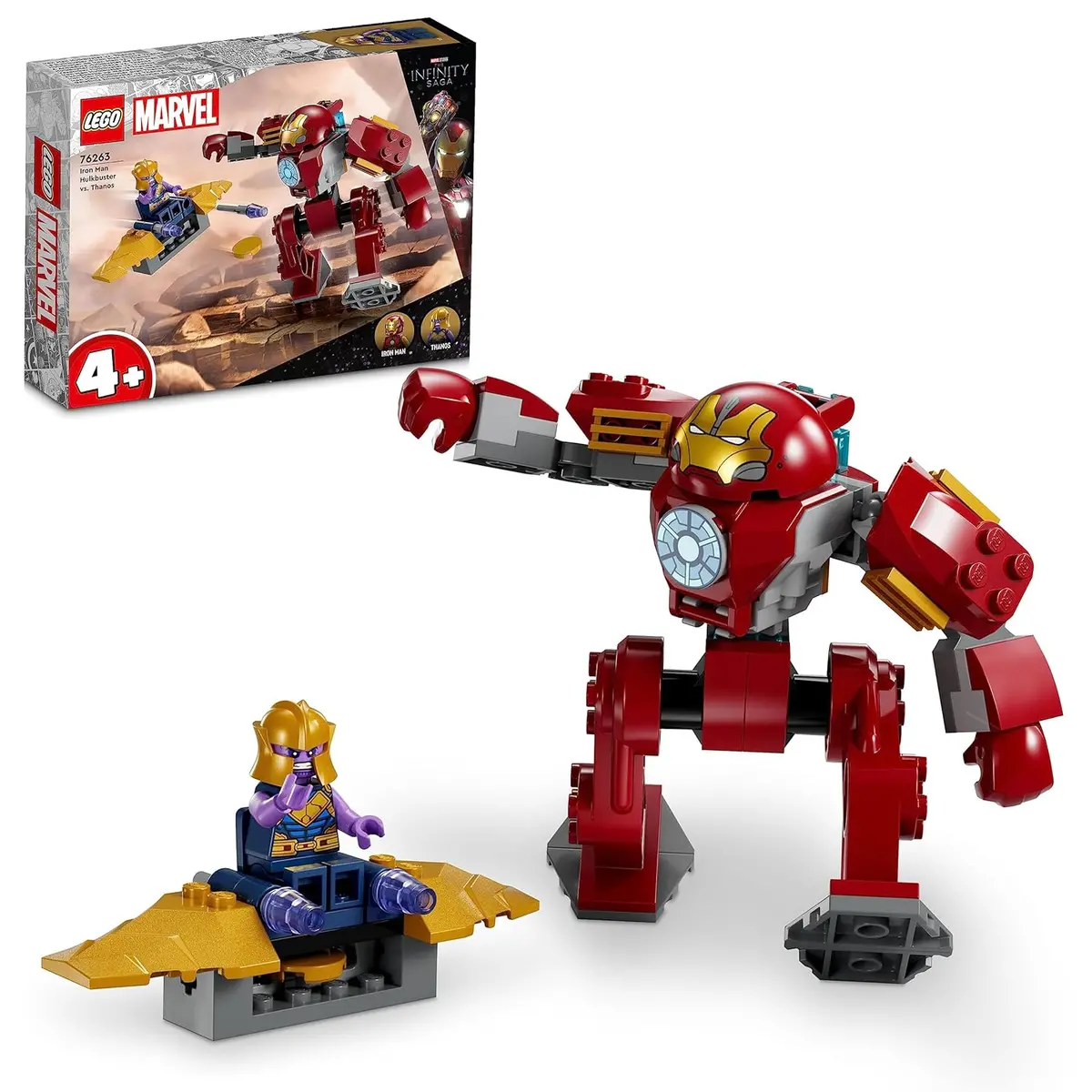 Lego Marvel Iron Man Hulkbuster Vs. Thanos Building Kit For Ages 5+ 1
