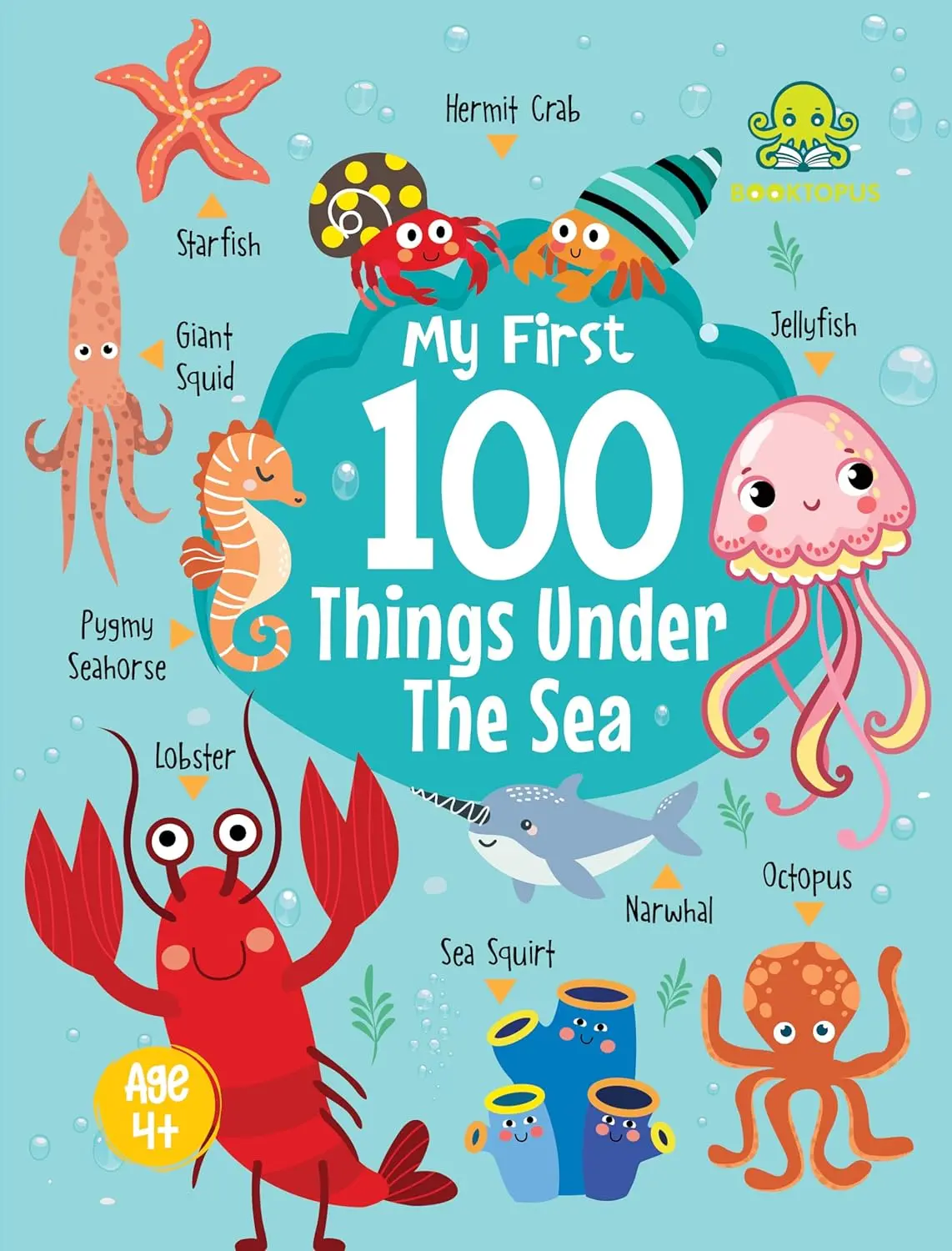 Booktopus My First 100 Things Under The Sea Mini - Early Learning Picture Books For Kids 4+ 1