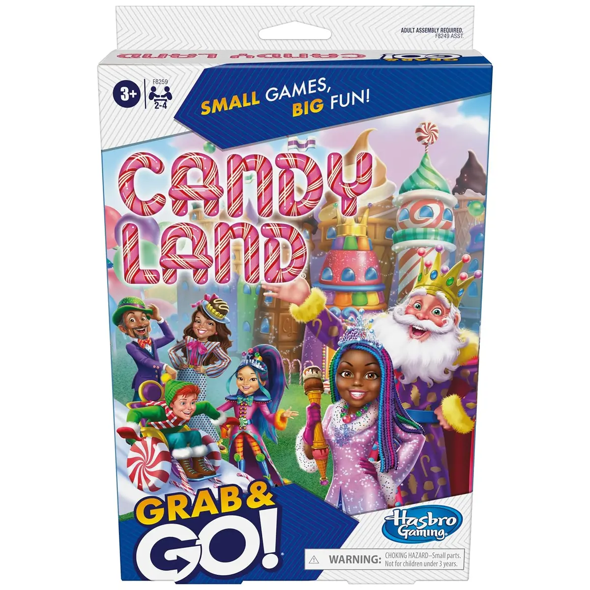 Hasbro Gaming Candyland Grab And Go Portable Travel Game For 2-4 Players Ages 3 And Up 1