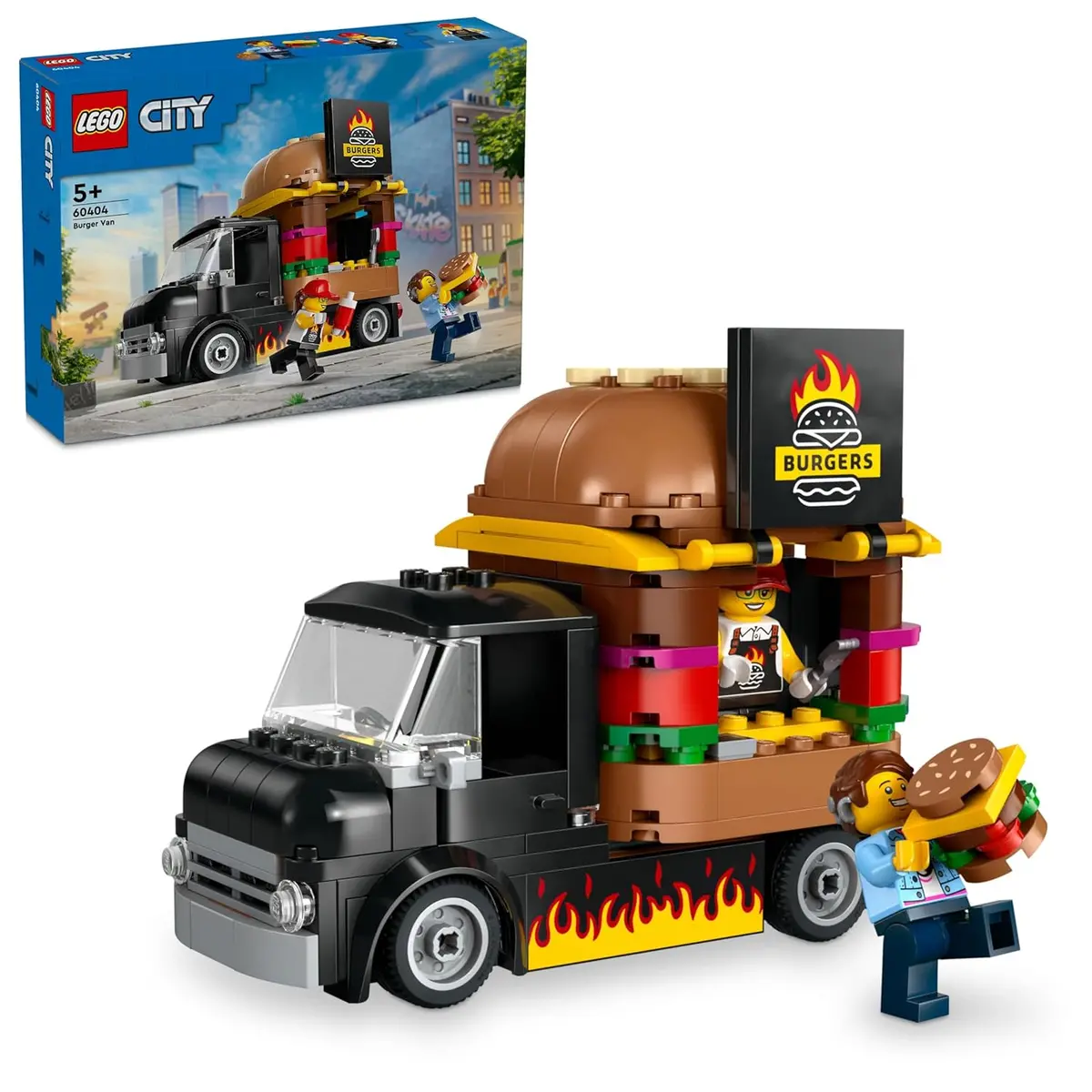 Lego City Burger Truck Building Kit For Ages 5+ 1