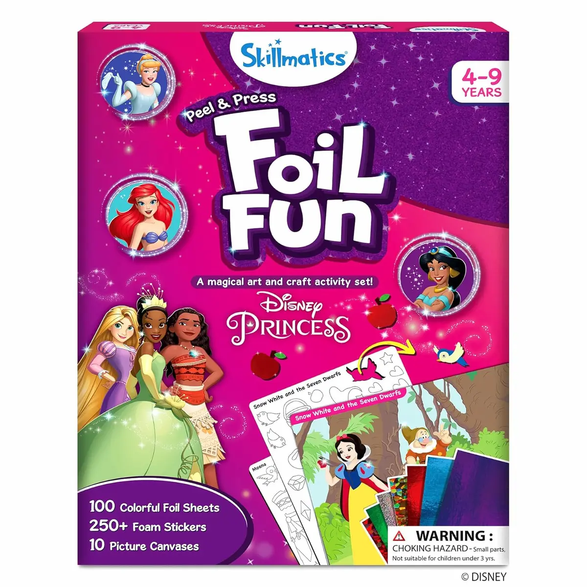 Skillmatics Foil Fun Disney Princess No Mess Art Kit For Kids Ages 4+ 1