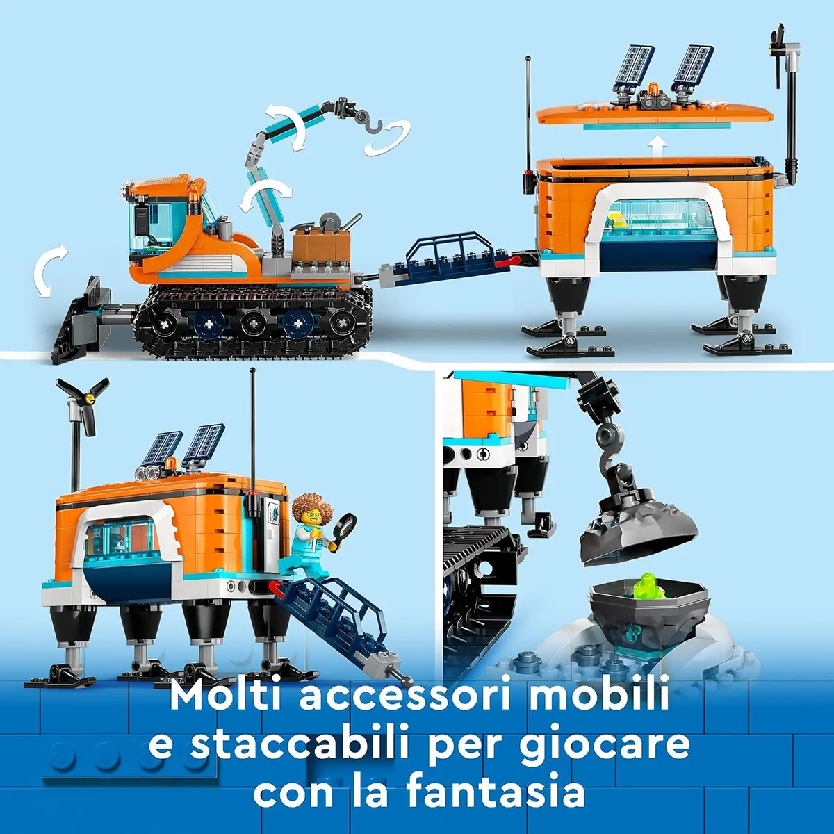Lego City Arctic Explorer Truck And Mobile Lab Building Kit For Ages 6+ 2