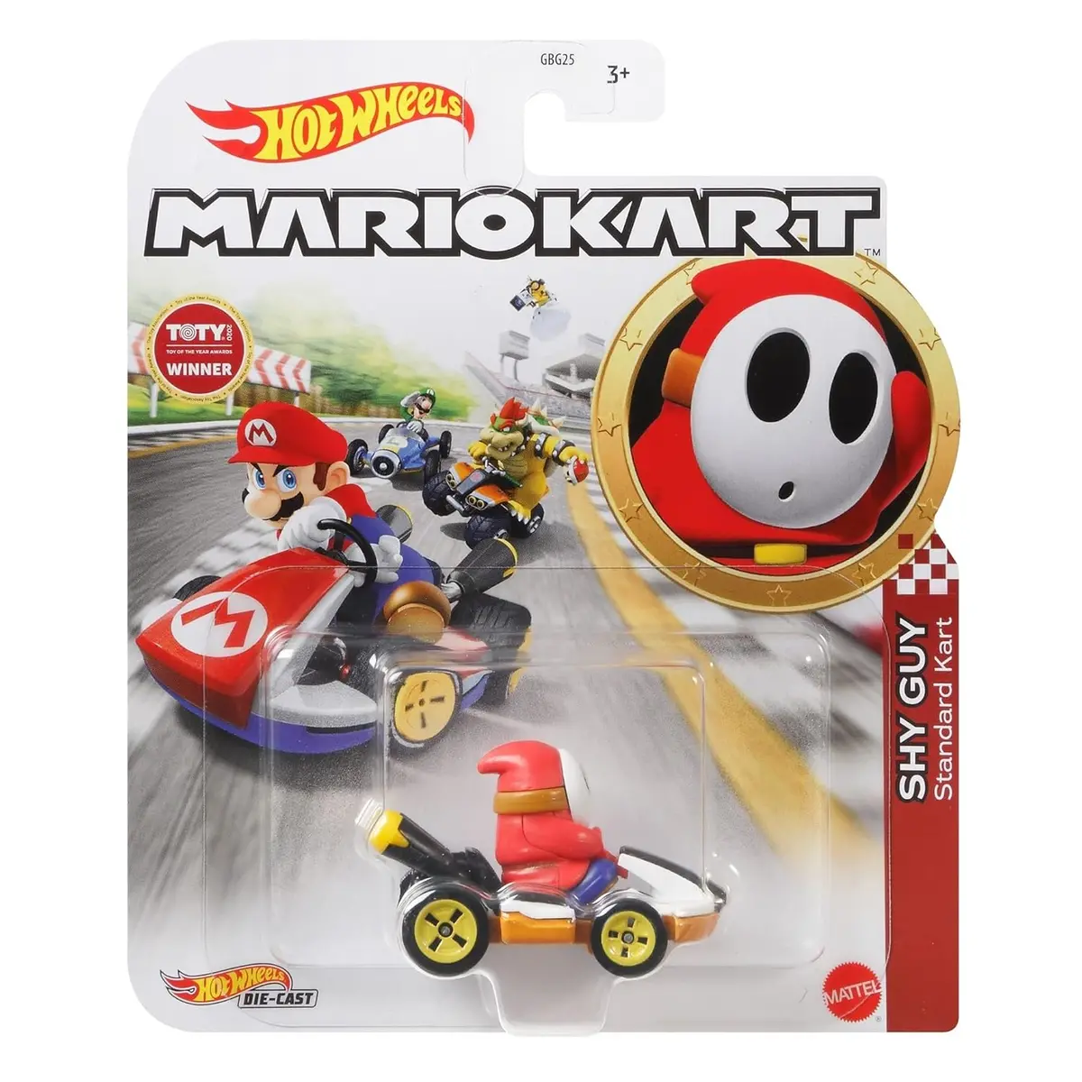 Hot Wheels Circuit Special Mariokart Series Shy Guy 1:64 Scale Diecast Vehicle For Kids & Collectors 1
