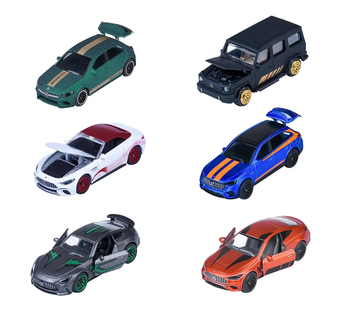 Majorette Auto Mercedes-Amg Deluxe - Metal Toy Car With Collection Box & Opening Parts For Kids & Collectors Styles & Design May Vary - Only 1 Model Included 1