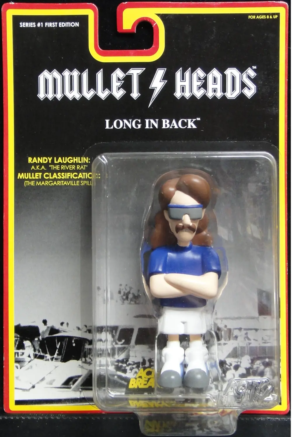 Achy Breaky Toys Mullet Heads Long In Back Randy Laughlin Series 1 First Edition 52474 (Buy) 1