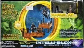 Playmates 40903 魔戒首部曲 魔戒現身 戒靈 佛羅多 積木 The Lord Of The Rings The Fellowship Of The Ring Intelli-Blox Construction System Buckleberry Ferry Escape Ringwraith Frodo B20474484 1