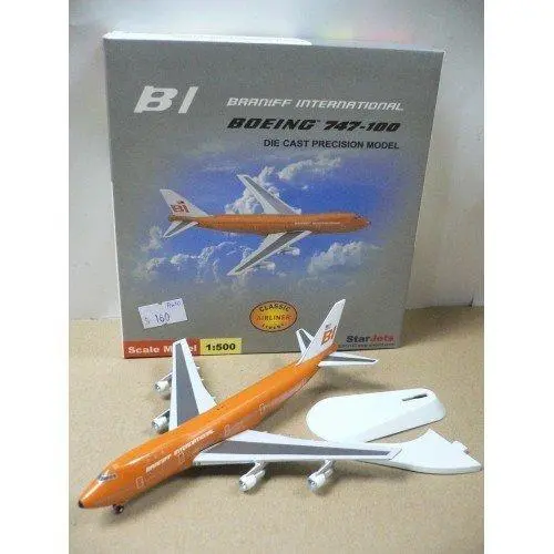 Starjets 1/500 Bi Braniff International Boeing 747-100 N601bn (75087) (Piu10) 1