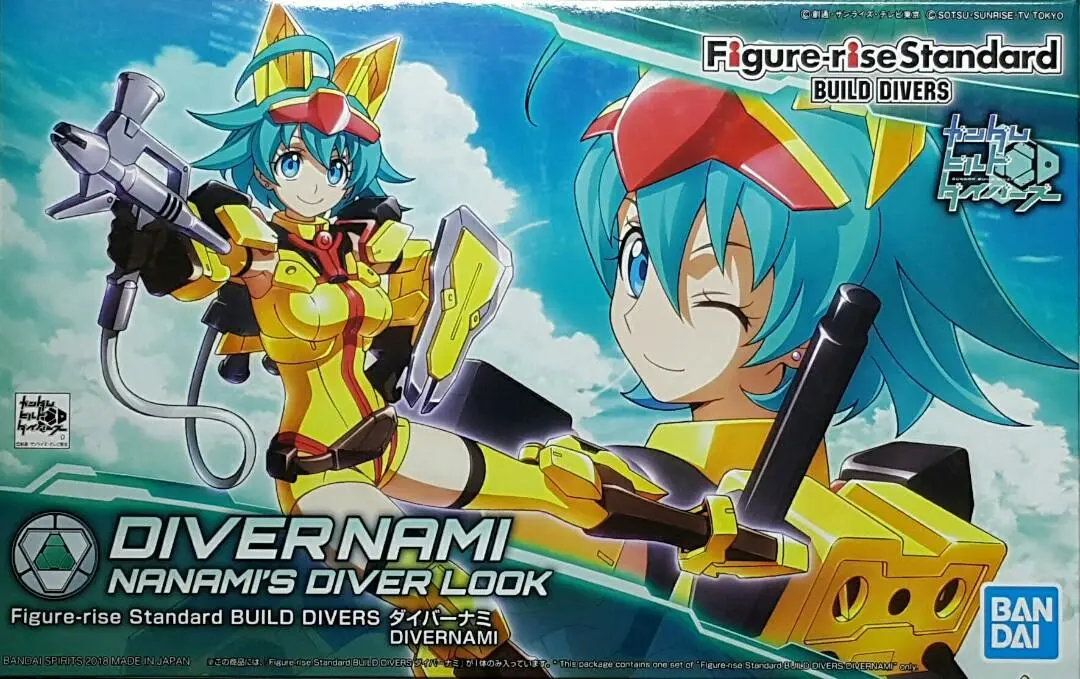 Bandai 55333 高達創戰潛行者 潛行者 奈美 七瀨奈奈美 潛行者造型 拼裝模型 Gundam Build Divers Figure-Rise Standard Build Divers 016 Diver Nami Nanami's Diver Look Model Kit (Epc-2345-34 存) 1