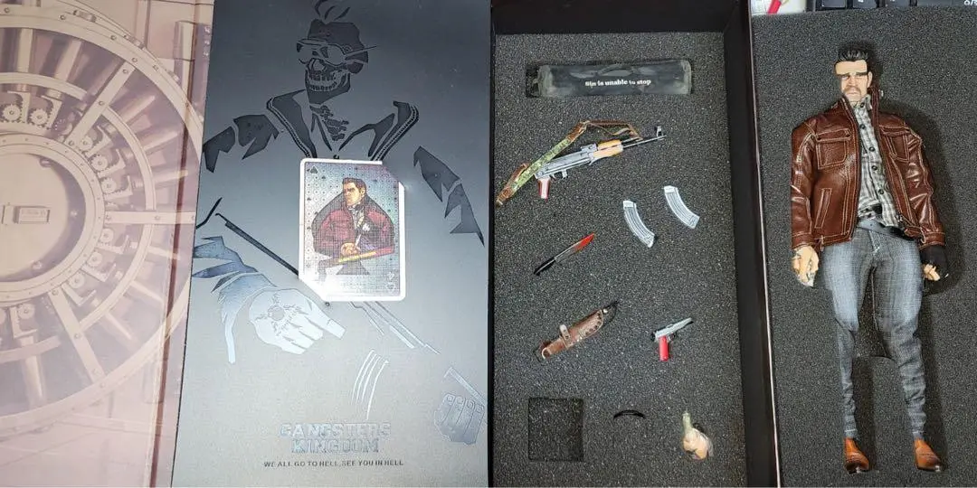 C1067-77 Damtoys Gangster Kingdom 黑幫王國 Spade 4 Chad 1/6 Figure 1