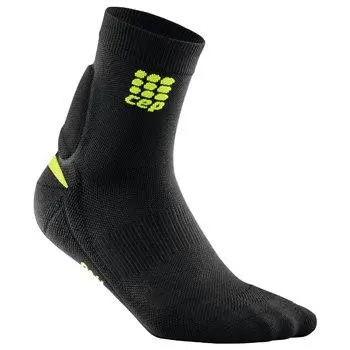 Cep Ortho Achilles Support Short Sock Black/Green Woman 1