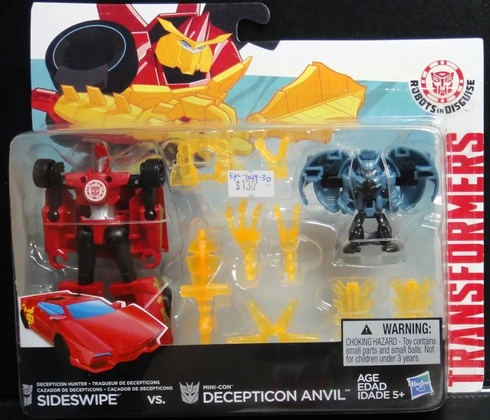 Hasbro 變形金剛 斯偉伯 Transformers Robots In Disguise Sideswipe Vs Mini-Con Anvil 36371 (Epc-1029-30) 1