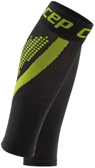 Cep Nighttech Calf Sleeves, Green, Men 1