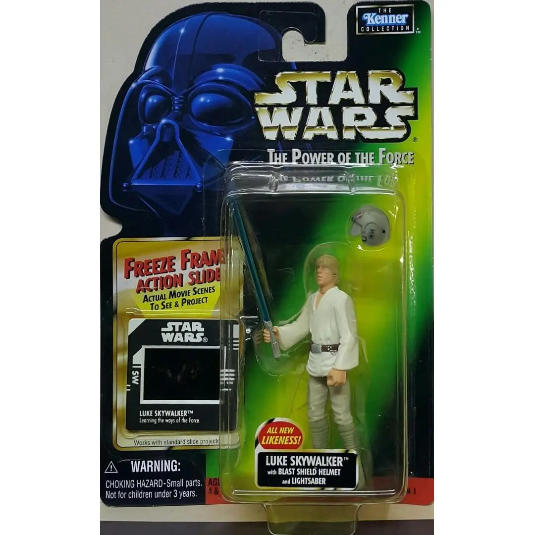 Hasbro Kenner Star Wars Slide Potf Luke Skywalker W/ Blast Shield Helmet & Lightsaber 日版 14347 (Pa0) 1