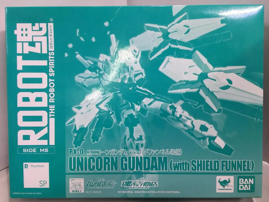 Bandai Robot 魂 Sp Rx-0 Unicorn Gundam With Shield Funnel (87763) (C1087-50) 1