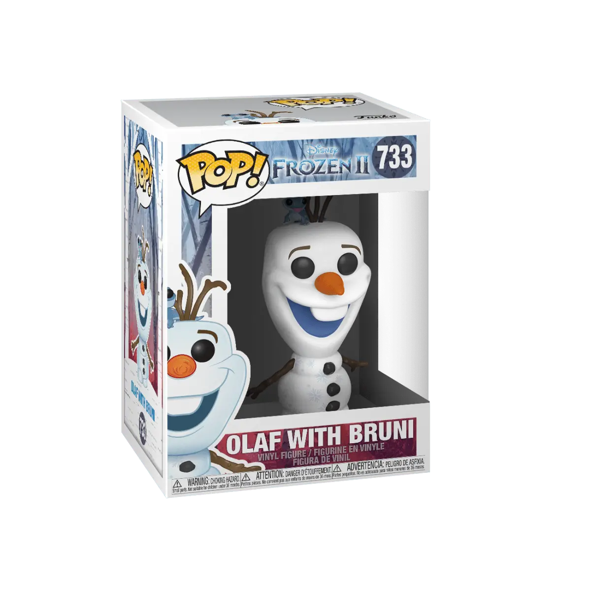 Funko Pop Disney: Frozen 2 - Olaf W/Fire Salamander #733 2