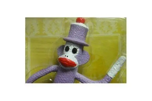 Dark Horse Comics Tony Millionaire's Sock Monkey In Purple Bendy Toy (Buy-10020) 2