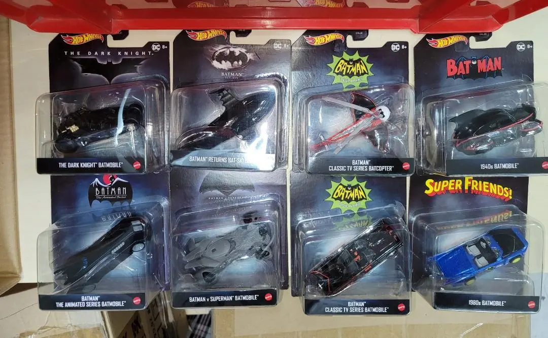 Hotwheels Batman Batmobile Set Hot Wheels 1/50 Mattel Dkl20 1