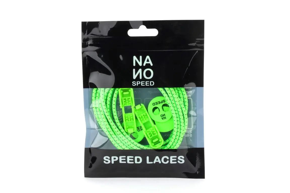 Nano Speed Laces Neon Green 1