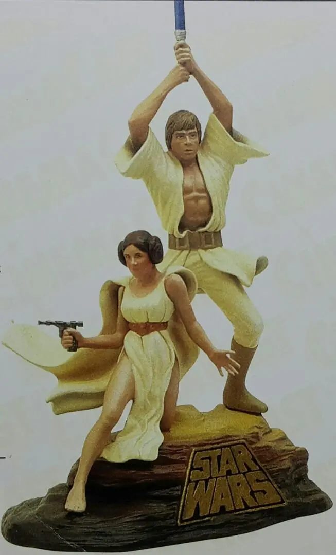 Tonka Cinemacast Star Wars Luke Skywalker & Princess Leia Organa Sculpture Prototype (Buy-Spk) L 2