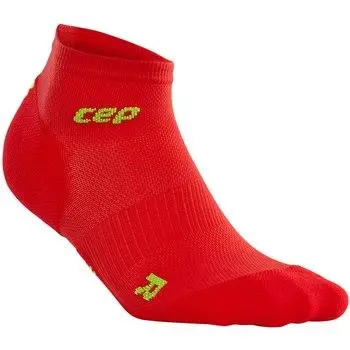 Cep Dynamic+Ultralight Low-Cut Sock Red/Green Woman 1