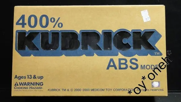 Medicom Kubrick 400% Abs Model Blue Color (Piu#100) 1140459090 1