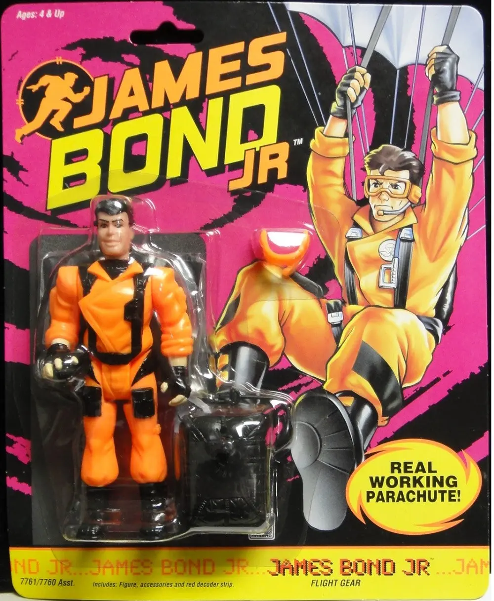 Hasbro James Bond Jr James Bond Jr Flight Gear With Real Working Parachute 07761 (Pa-0) 1