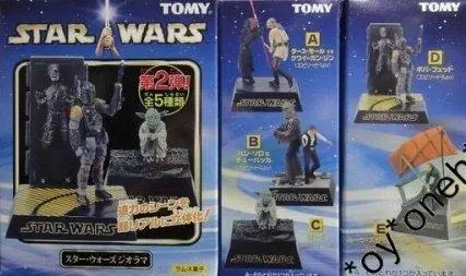 Tomy Star Wars Diorama 2 Darth Maul Hon Solo Yoda Boba Fett Luke (Buy-64246-Spk/Mc) 存 1
