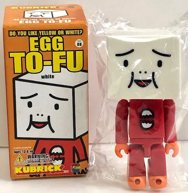 Medicom Kubrick Tf08 Egg To-Fu White 豆腐人 玉子 雞蛋 Spk-30015店 1