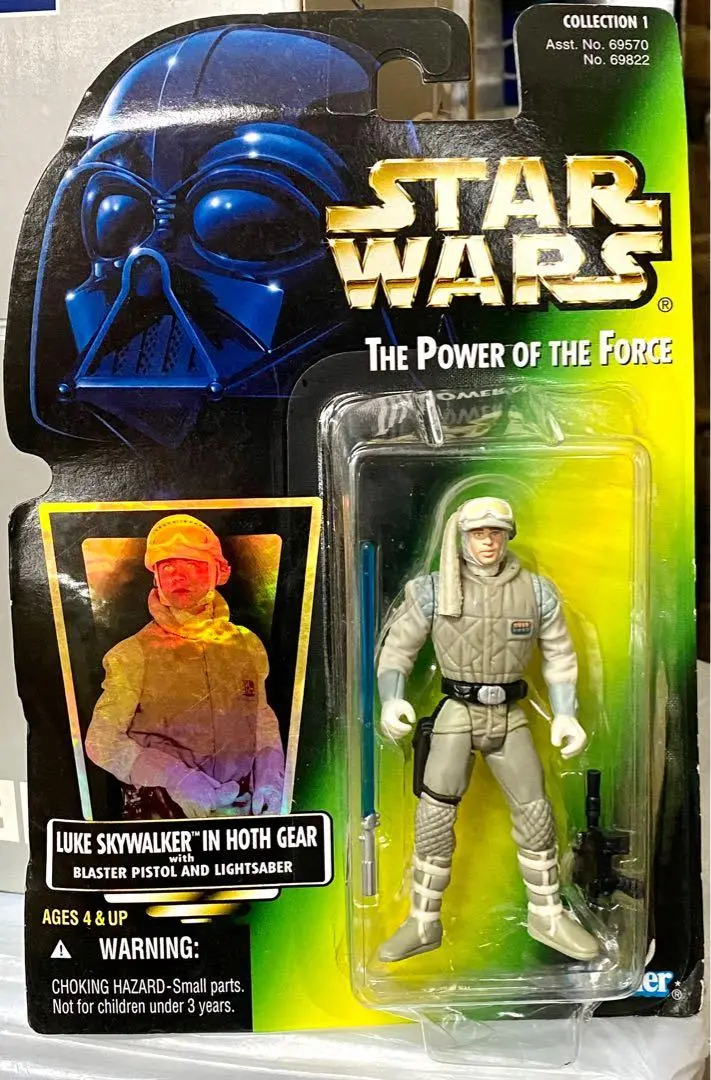 Kenner 69822 Star Wars 星球大戰 The Power Of The Force Luke Skywalker In Hoth Gear With Blaster Pistol And Lightsaber 3.5吋 Series Figure (Buy-Spk 倉) 1