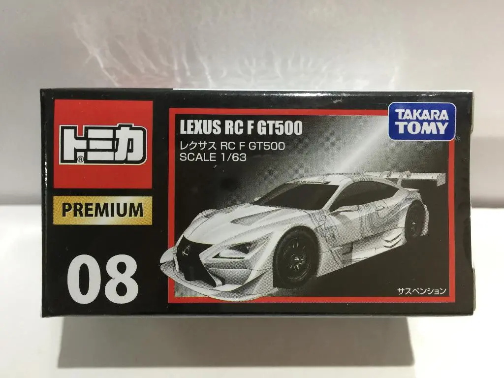 Takara Tomy Tomica Premium 08 1/63 Lexus Rc F Gt500 (82436) (Piu18店) 1