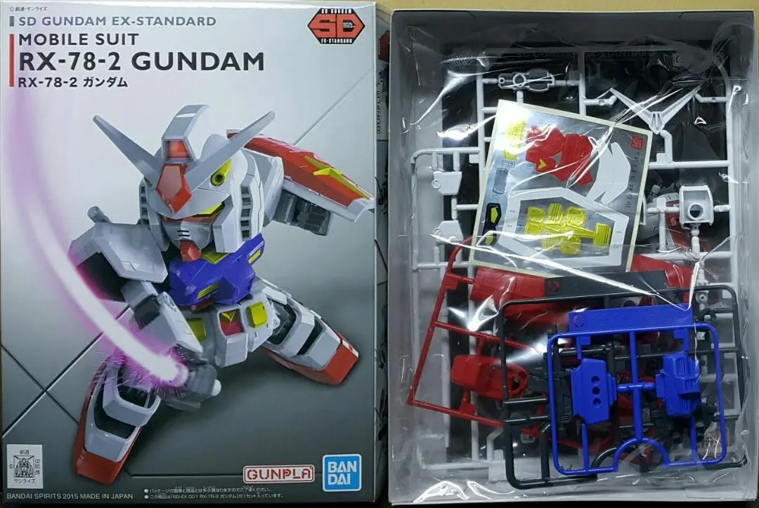 Bandai 57597 Sd高達 機動戰士 高達 拼裝模型 Gunpla Sd Gundam Ex-Standard Mobile Suit Rx-78-2 Gundam Model Kit (Epc-2346-9 存 / Epc-2455-8 L) 2